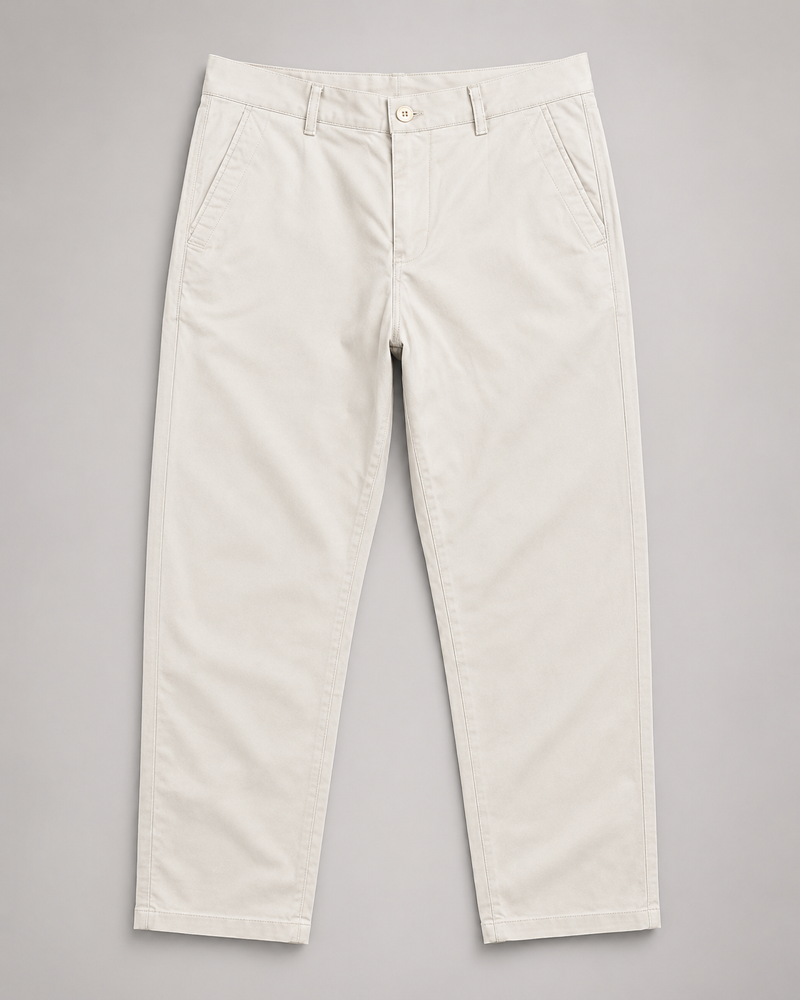 Classic Straight-Leg Chino Trousers