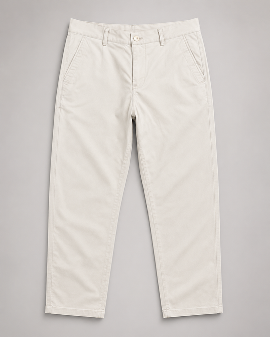 Classic Straight-Leg Chino Trousers