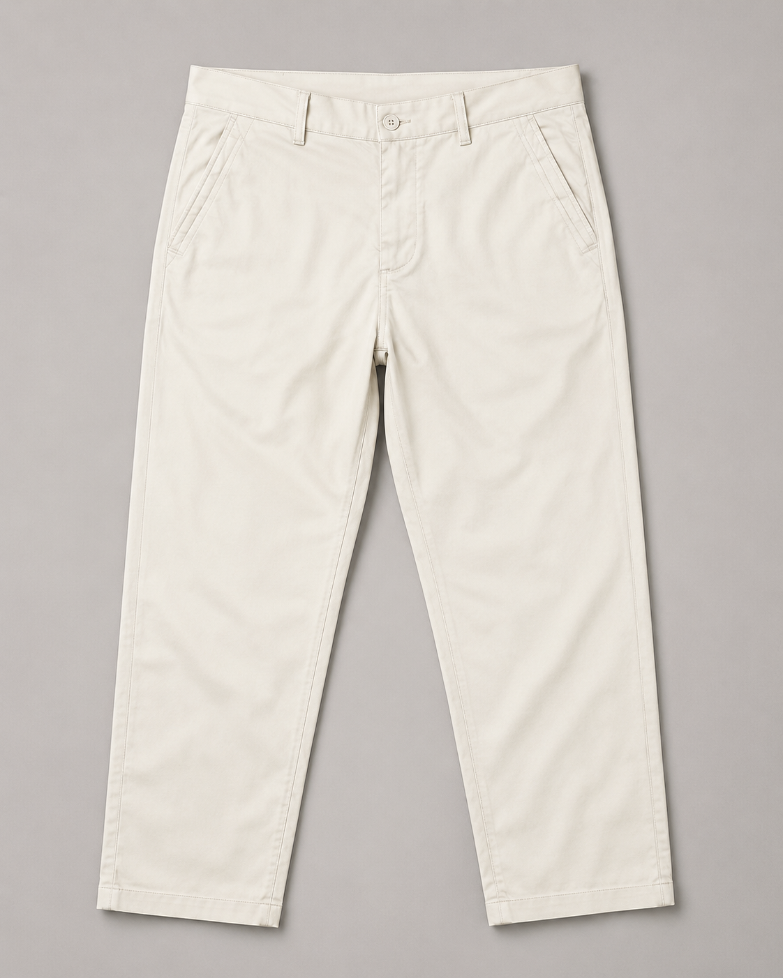 Classic Straight-Leg Chino Trousers