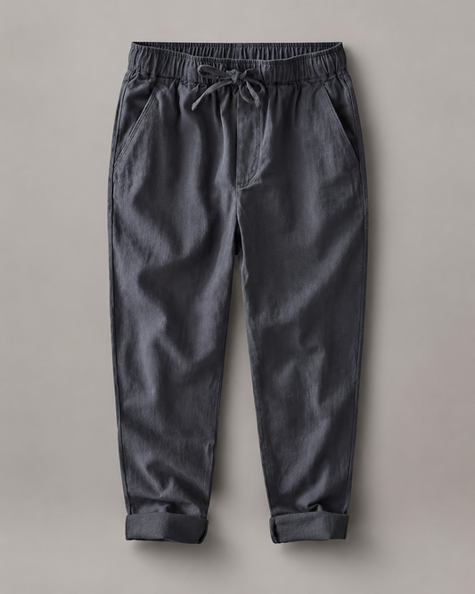 Relaxed Drawstring Everyday Trousers