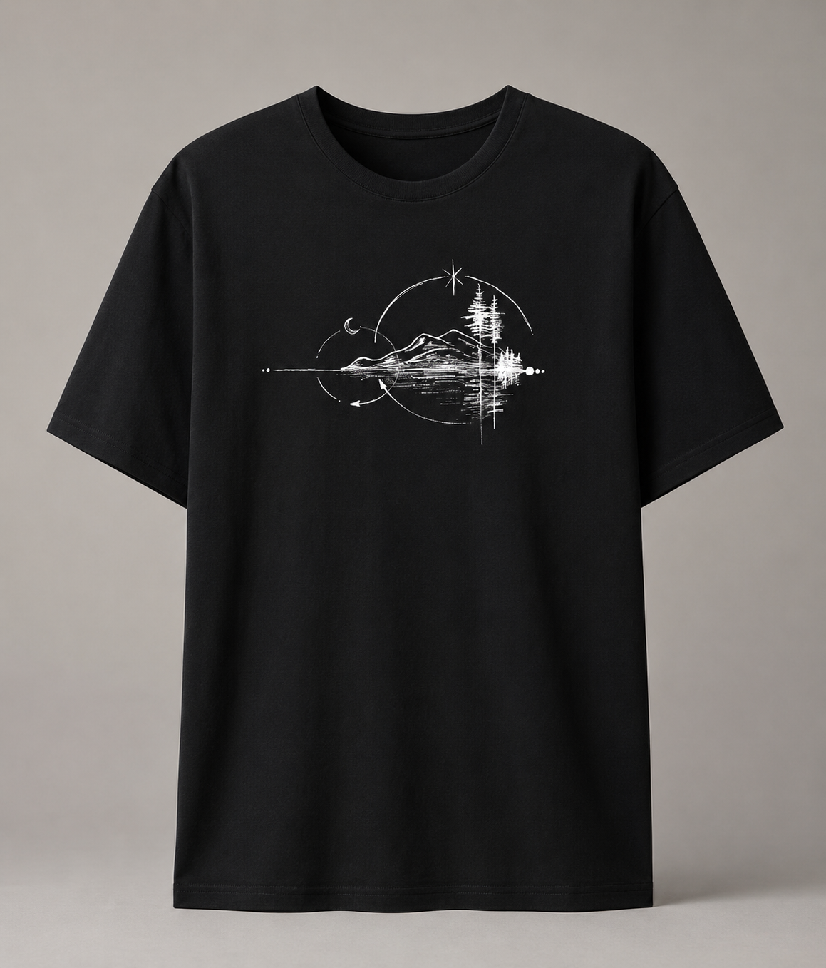 Graphic Crew-Neck T-Shirt